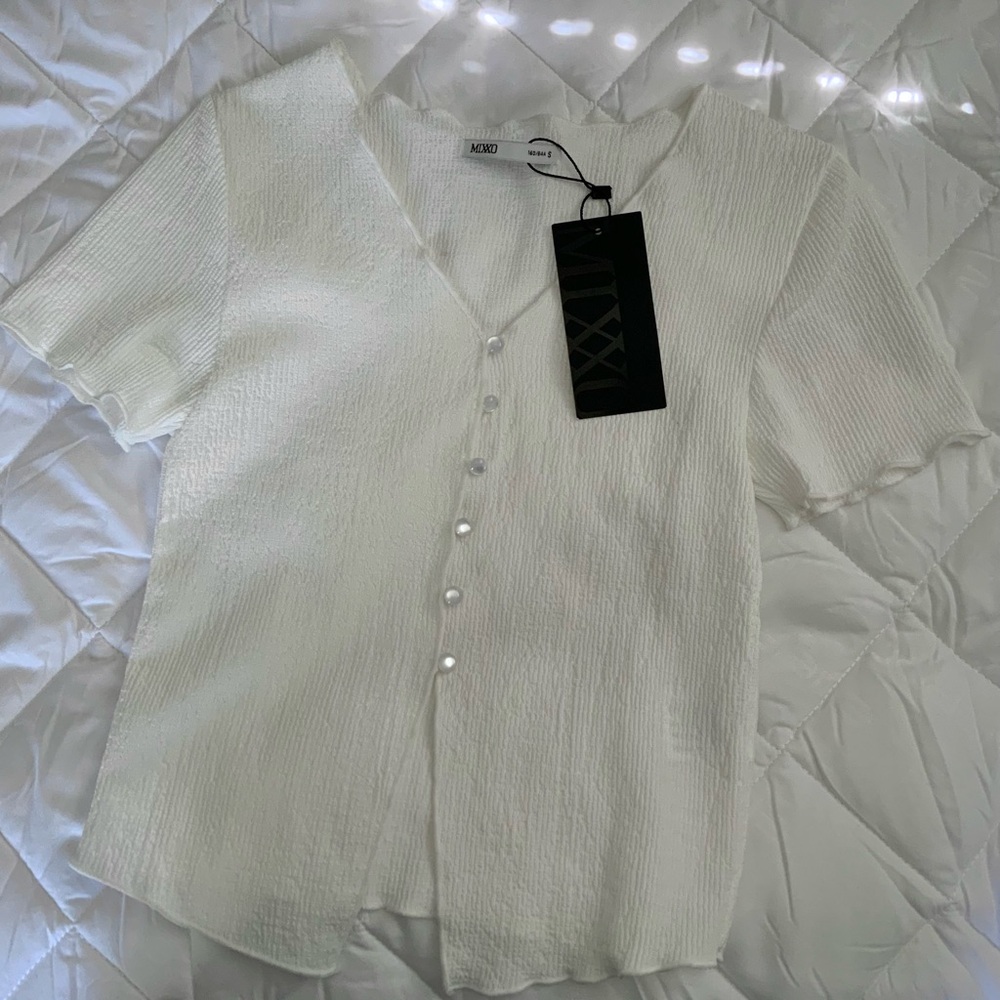 White Blouse Top